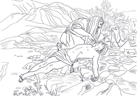 Download Good Samaritan coloring page | Free Printable Coloring Pages