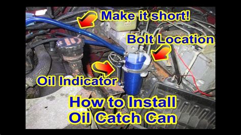 How To Install Easy Pcv Oil Catch Can Its 15 And Took 15 Minutes