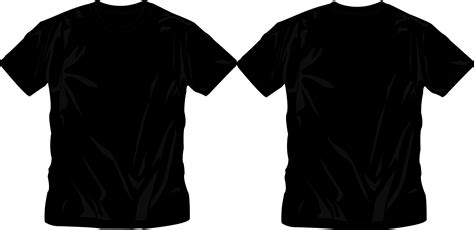 Black T Shirt Template Png Images And Photos Finder