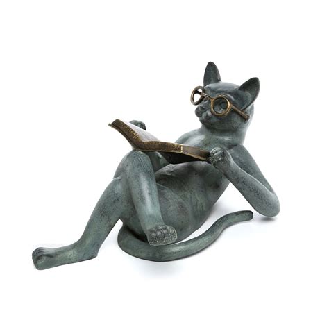 4.1 out of 5 stars 56. SPI Home Literary Cat Garden Statue & Reviews | Wayfair