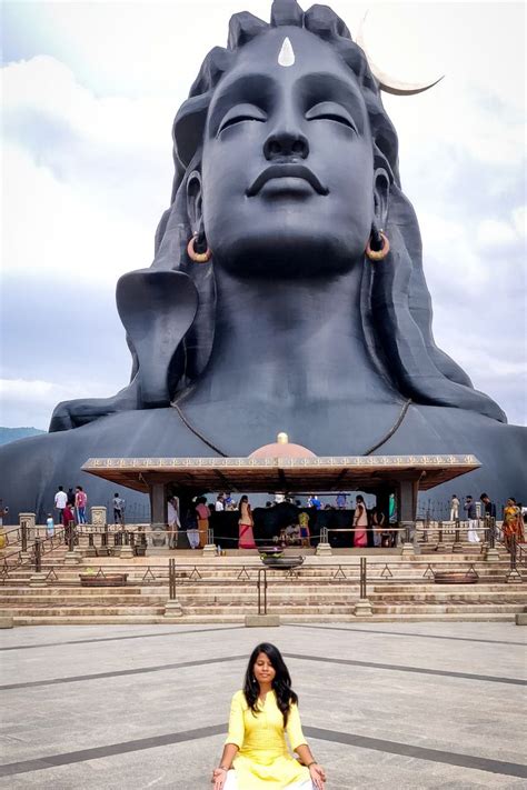 Adiyogi Shiva Statue Coimbatore India TwinsOnToes Shiva Statue