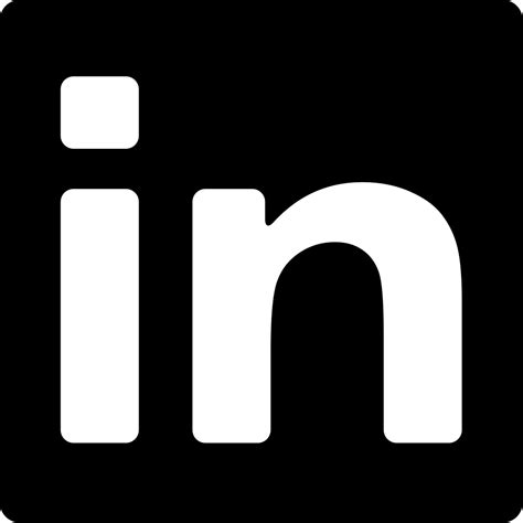 Linkedin Icon Svg Download Linkedin Logo Vector At Getdrawings Free
