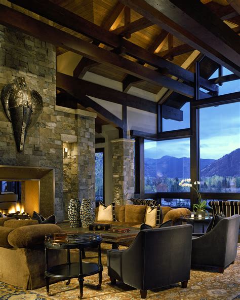 Aspen Manor Great Room By Charles Cunniffe Architects Aspen Colorado