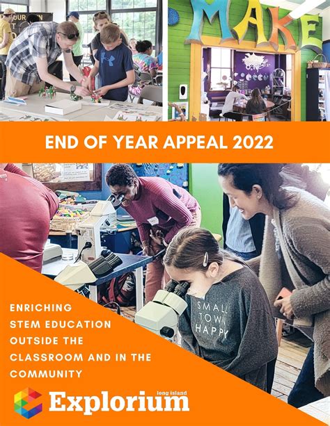End Of Year Appeal 2022 Long Island Explorium