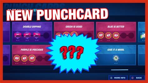 We did not find results for: *NEW* Punchcard?! (K3) ALL 52 Punch Cards in Fortnite ...