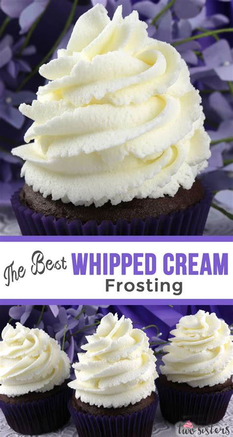 Then add the strawberry puree or jam, and beat just until stiff peaks form. The Best Whipped Cream Frosting in 2020 | Frosting recipes, Cupcake recipes, Cake frosting recipe