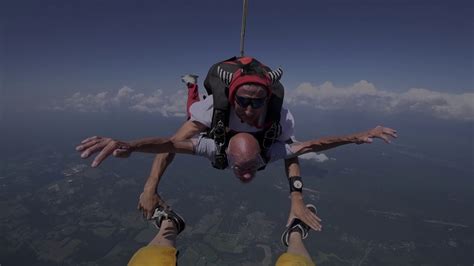 First Tandem Skydive August YouTube