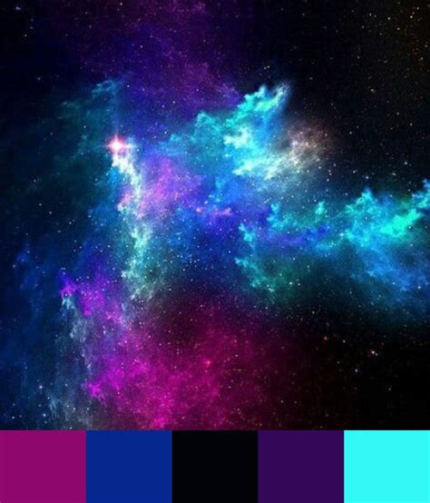 Galaxy Color Palette Galaxy Colors Color Schemes Colour Palettes