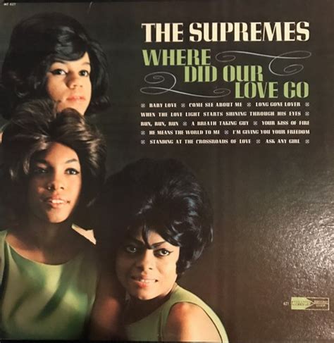 The Supremes Where Did Our Love Go 1964 Hollywood Vinyl Discogs