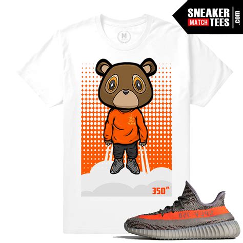 Yeezy 350 Va Boost T Shirt Yeezy Bear Sneaker Match Tees