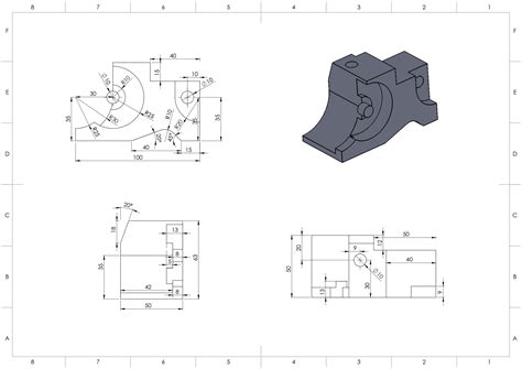 Solidworks Exercise Practice Drawing 3d Planer Solid Works