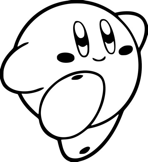 Coloriage Kirby à imprimer