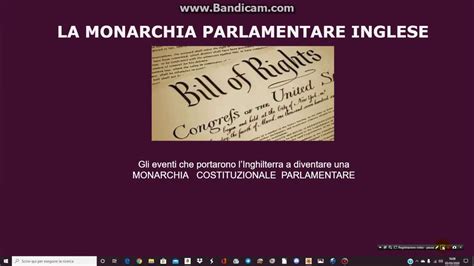 Monarchia Costituzionale Parlamentare Inglese Youtube