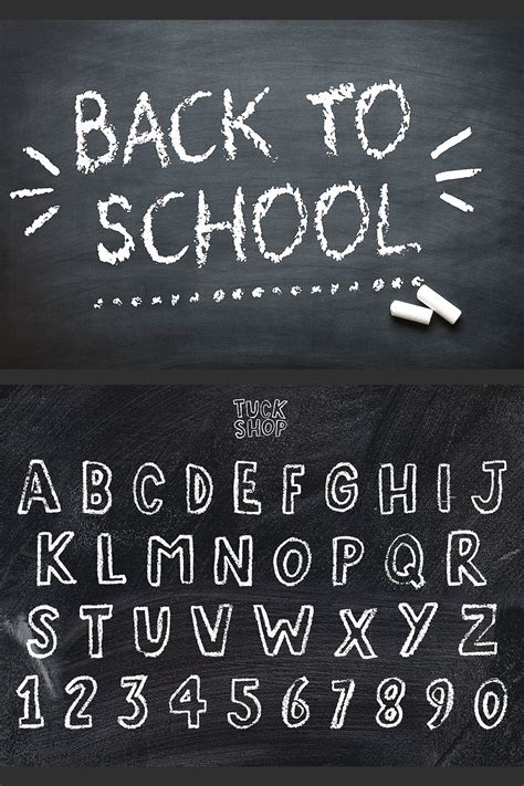Best Chalkboard Fonts For Your Project Design With Red Chalkboard