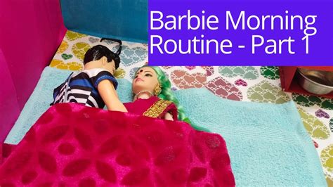Barbie Morning Routine Part 1 Bedroom Routine Classic Miniature