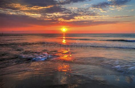 Beautiful Sunrise Over The Sea Stock Photo Image Of Season Scenery