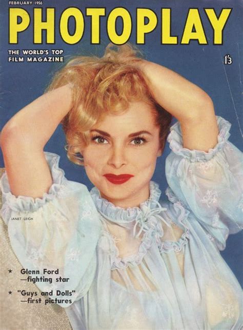 Janet Leigh On The Cover Of Photoplay Magazine United Kingdom