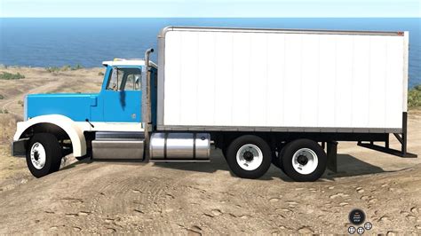 Beamng Drive Box Truck On The Dirt Roads Of The Remastered Small