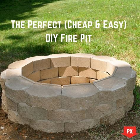 It prevents the heat to damage if you have a backyard than it can never be complete without one thing: your weekend project: the perfect (cheap & easy) diy fire pit fire pit cheap Gorgeous fire pit ...