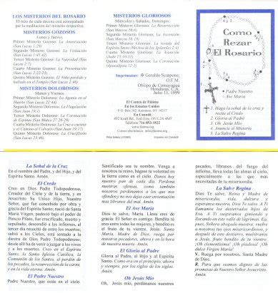 The rosary is available in: OLRL: How to Pray the Rosary (15 Mysteries) - Spanish (Out ...