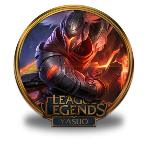Yasuo Icon League Of Legends Gold Border Iconpack Fazie69