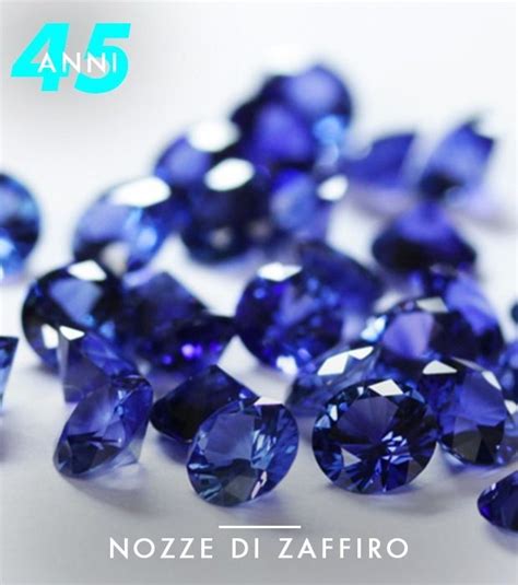 30 anni di matrimonio colore. 45 anni: Nozze di Zaffiro. Colore corrispondente: blu ...