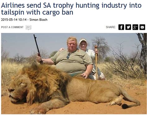 South africa returns to stricter lockdown, virus 'surging'. News24: "Airlines send SA trophy hunting industry into ...