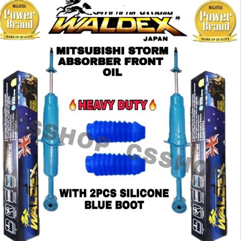MITSUBISHI STORM ABSORBER FRONT GAS HEAVY DUTY PERFORMACE NEW ORIGINAL WALDEX THAILAND
