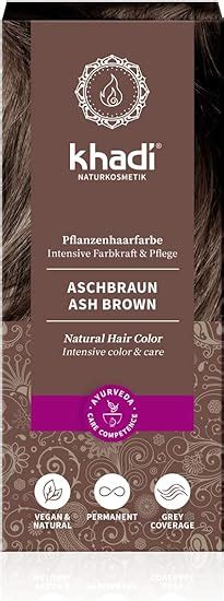 Khadi Ash Brown Plant Hair Colour Hair Colour For Matte And Medium Brown