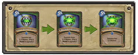 Check spelling or type a new query. Lesser Emerald Spellstone - Hearthstone Card