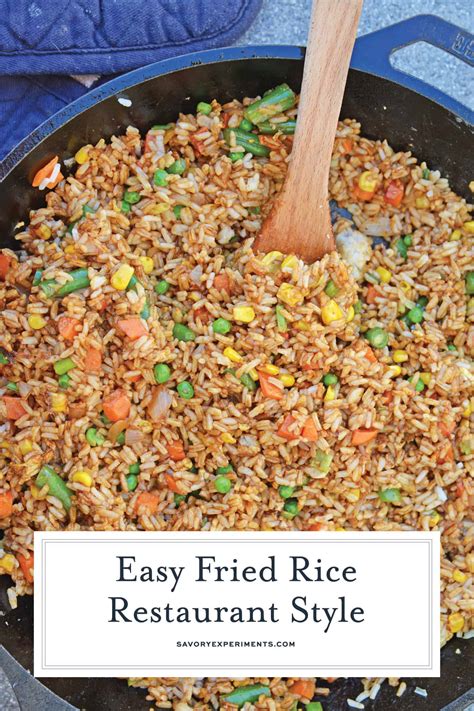 20 mins | cooking time : Easy Fried Rice + Video - Restaurant Style Fried Rice in ...