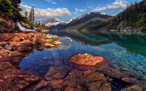 Hintergrundbilder 2560x1600 Px Kanada Landschaft Berg Wasser