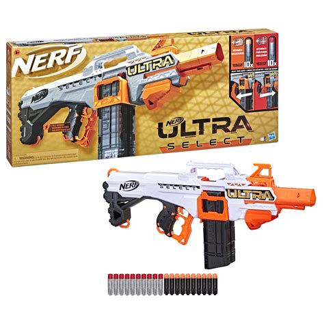 Nerf Ultra Select Fully Motorized Blaster Fire 2 Ways Includes Clips