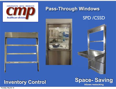 Pass Thru Windows Separate Decontamination And Clean Areas Spd