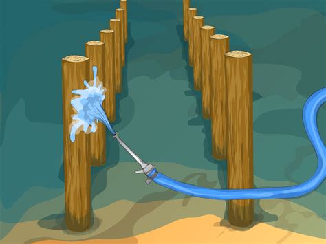 Your dock may not rise very high out of the water. How to Install Posts in the Water for a Dock or Pier: 8 Steps