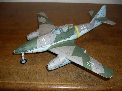 133 Scale Messerschmitt Me 262 A 1a Schwalbe Diy Handcraft Paper Model