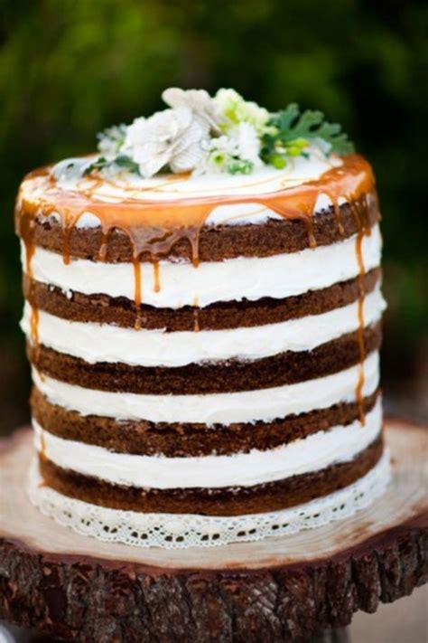 Merry Brides Unfrosted Naked Wedding Cakes