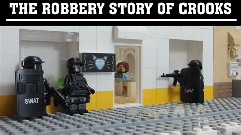 lego swat the robbery story of crooks stop motion animation youtube