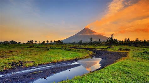 Papéis De Parede De Vulcão Mayon Para Desktop Baixe Gratuitamente