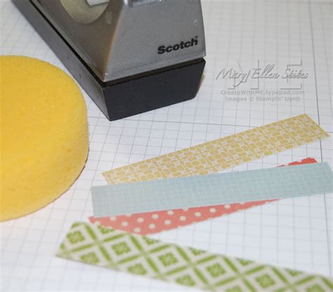 Washi Tape Tutorial~make Your Own From Designer Series Paper Create