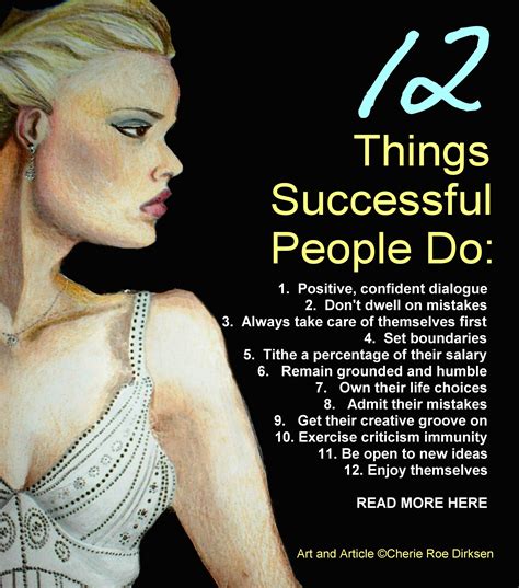 12 Things Successful People Do To Excel Successful People Success