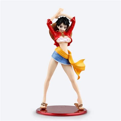 Japan Anime One Piece Sexy Girl Women Luffy Lady Ver Model Pvc Action