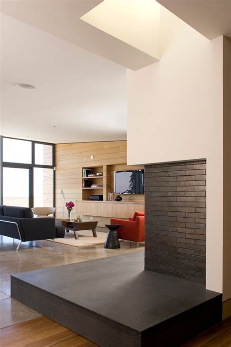 See more ideas about fireplace seating, home decor, living room with fireplace. Skylight, Living Room Beyond - Contemporary - Living Room ...