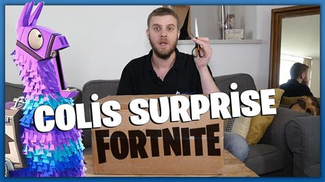 Colis Surprise Fortnite Unboxing Youtube