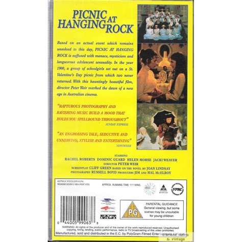 Picnic At Hanging Rock Vhs Obriens Retro And Vintage