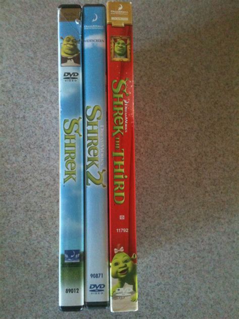 Shrek Shrek 2 And Shrek The Third Lot Dvd Widescreen Mike Myers