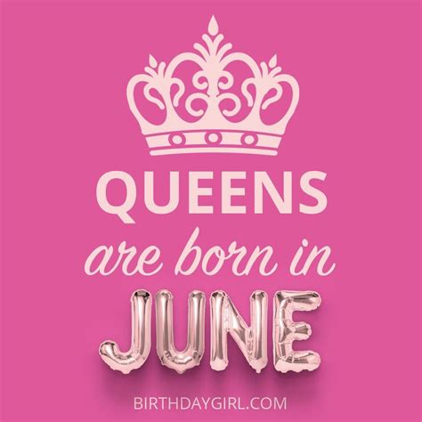 June Birthday Quotes June Girl Sticker By Justelegant