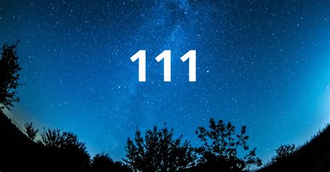 Le nombre 111 Interprétation et signification profonde