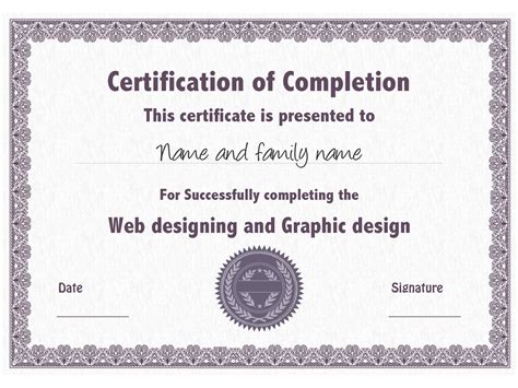 A Certificate Is Shown With The Wordsthis Certificate Is Presented To