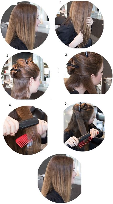 It's best to do this in one fluid motion, and resist the urge to linger in one spot. Very Quick and Easy Hair Straightening Method - AllDayChic